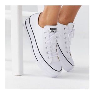 Leather Platform Converse